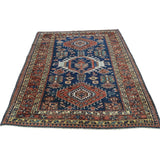 Shahbanu Rugs Hand-Knotted Antique Persian Karajeh Pure Wool Oriental Rug - 4'8" x 6'1"