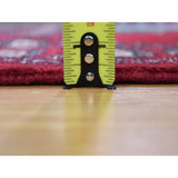Shahbanu Rugs Hand-Knotted Elephant Feet Design Pure Wool Bokara Runner Rug (2'8" x 6'8") - 2'8" x 6'8"