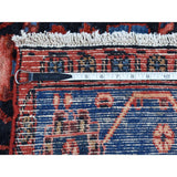 Shahbanu Rugs Hand Knotted Persian Nahavand Full Pile Wide Runner Rug (4'8" x 9'10") - 4'8" x 9'10"