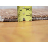 Shahbanu Rugs Hand Knotted Pure Wool Gabbeh Multicolored Oriental Sample Rug (1'8" x 2'0") - 1'8" x 2'0"