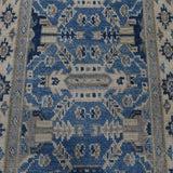 Shahbanu Rugs Hand-Knotted Pure Wool Vintage Look Kazak Oriental Rug (2'1" x 3'0") - 2'1" x 3'0"