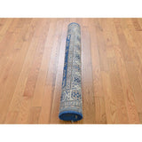 Shahbanu Rugs Hand-Knotted Pure Wool Vintage Look Kazak Oriental Rug (4'0" x 6'0") - 4'0" x 6'0"