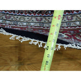 Shahbanu Rugs Hand Knotted Tabriz Mahi Wool And Silk Round Oriental Rug (7'10" x 7'10") - 7'10" x 7'10"