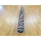 Shahbanu Rugs Hand Knotted Tabriz Mahi Wool And Silk Round Oriental Rug (7'10" x 7'10") - 7'10" x 7'10"