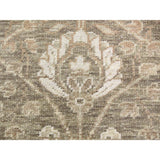 Shahbanu Rugs Hand-Knotted Turkish Knot Oushak Cropped Thin Pure Wool Oriental Rug (7'10" x 9'10") - 7'10" x 9'10"