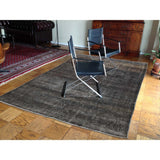 Shahbanu Rugs Hand Knotted Vintage Overdyed Persian Tabriz Pure Wool Rug (3'9" x 6'4") - 3'9" x 6'4"
