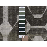 Shahbanu Rugs Hand Woven Flat Weave Pure Wool Reversible Round Kilim Oriental Rug (8'0" x 8'0") - 8'0" x 8'0"