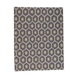 Shahbanu Rugs Hand Woven Flat Weave Purple Durie Kilim Reversible Oriental Rug (8'0" x 10'0") - 8'0" x 10'0"