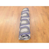 Shahbanu Rugs Hand Woven Flat Weave Purple Durie Kilim Reversible Oriental Rug (8'0" x 10'0") - 8'0" x 10'0"