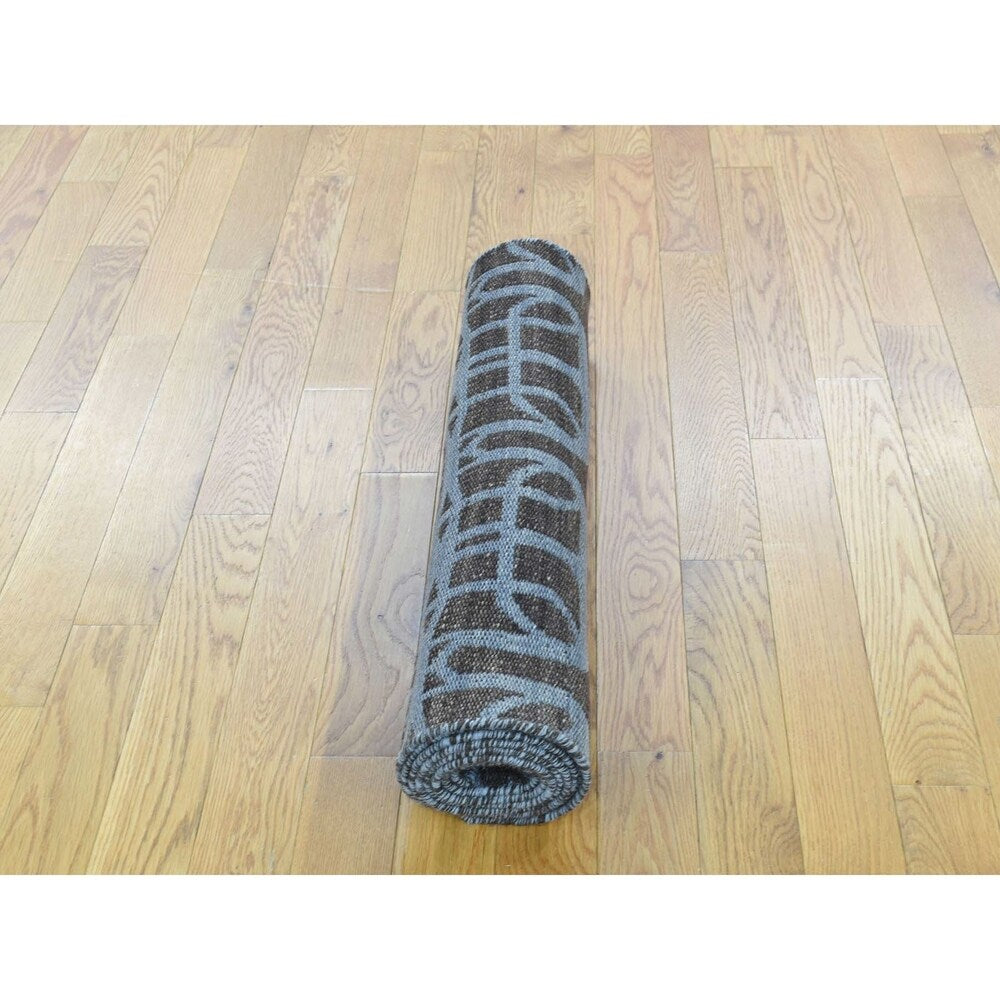 Shahbanu Rugs Hand Woven Reversible Kilim Flat Weave Pure Wool Runner Rug (2'5" x 7'10") - 2'5" x 7'10"