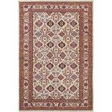 Super Kazak Pure Wool Tribal Design Handmade Rug(6'2"x8'10") - 6'2" x 8'10"