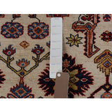 Super Kazak Pure Wool Tribal Design Handmade Rug(6'2"x8'10") - 6'2" x 8'10"