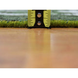 Shahbanu Rugs Light Green OverdyedHi-low Vintage Hand-Knotted Rug (9'7" x 12'5") - 9'7" x 12'5"
