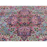 Shahbanu Rugs Mansion Size Antique Persian Lavar Kerman Mint Condition Rug (14'7" x 23'0") - 14'7" x 23'0"
