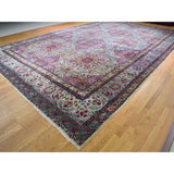 Shahbanu Rugs Mansion Size Antique Persian Lavar Kerman Mint Condition Rug (14'7" x 23'0") - 14'7" x 23'0"