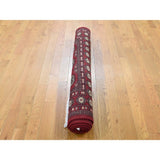 Shahbanu Rugs Mori Bokara Elephant Feet Design Hand-Knotted Pure Wool Oriental Rug (4'7" x 7'2") - 4'7" x 7'2"