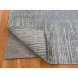 Shahbanu Rugs Ombre Design Pure Silk Hand-Knotted Rug (5'0" x 7'3") - 5'0" x 7'3"