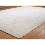 Shahbanu Rugs Oversize Stone Wash Oushak Design Pure Wool Hand-Knotted Oriental Rug (14'0" x 19'0") - 14'0" x 19'0"