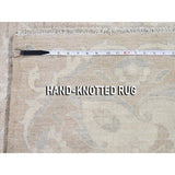 Shahbanu Rugs Oversize Stone Wash Oushak Design Pure Wool Hand-Knotted Oriental Rug (14'0" x 19'0") - 14'0" x 19'0"