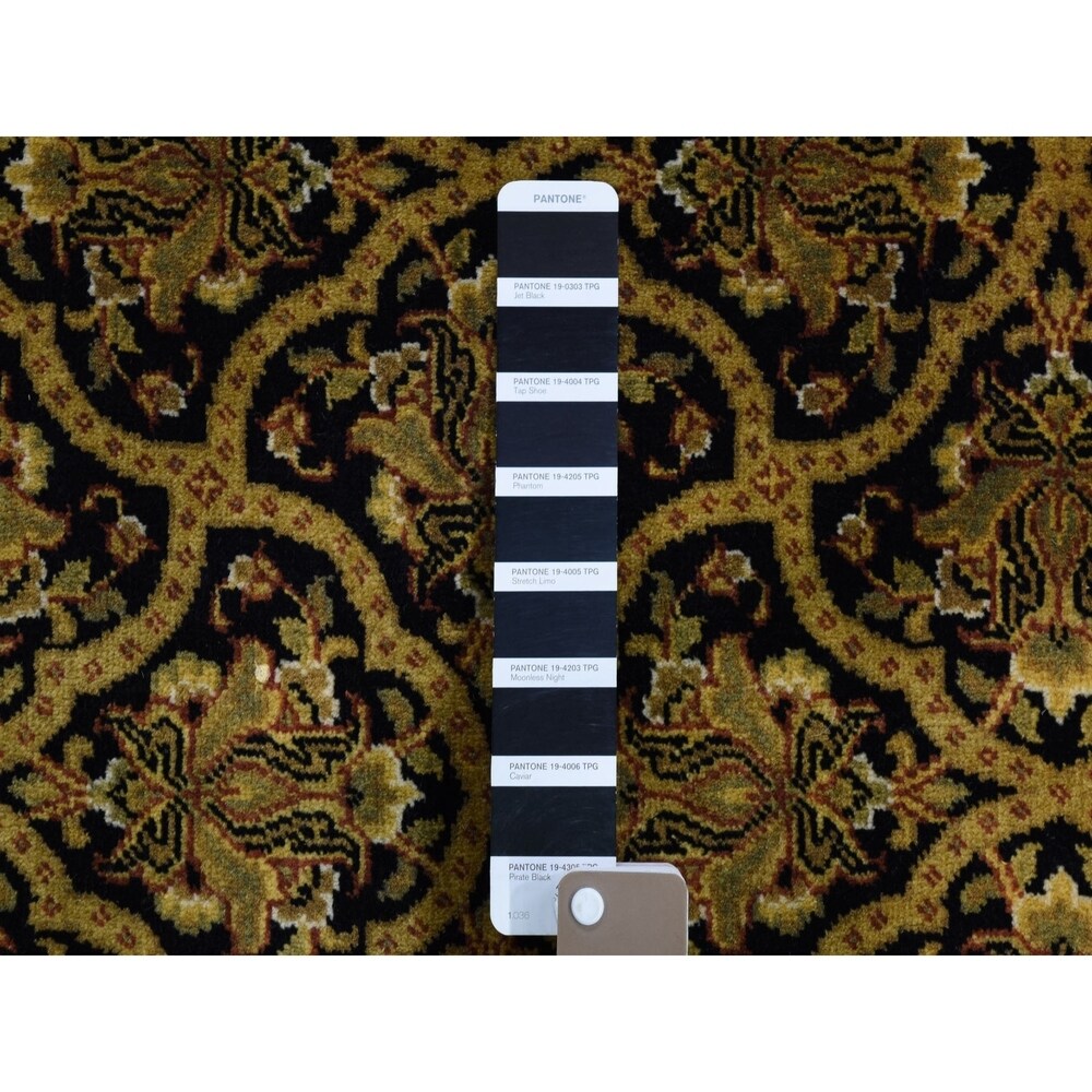 Shahbanu Rugs Prayag Design 300 KPSI New Zealand Wool Hand-Knotted Oriental Rug (2'10" x 4'10") - 2'10" x 4'10"