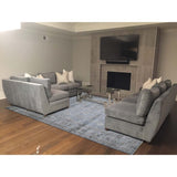 Shahbanu Rugs Pure Silk Vintage Tabriz Design Oversize Hand-Knotted Oriental Rug (11'9" x 15'0") - 11'9" x 15'0"
