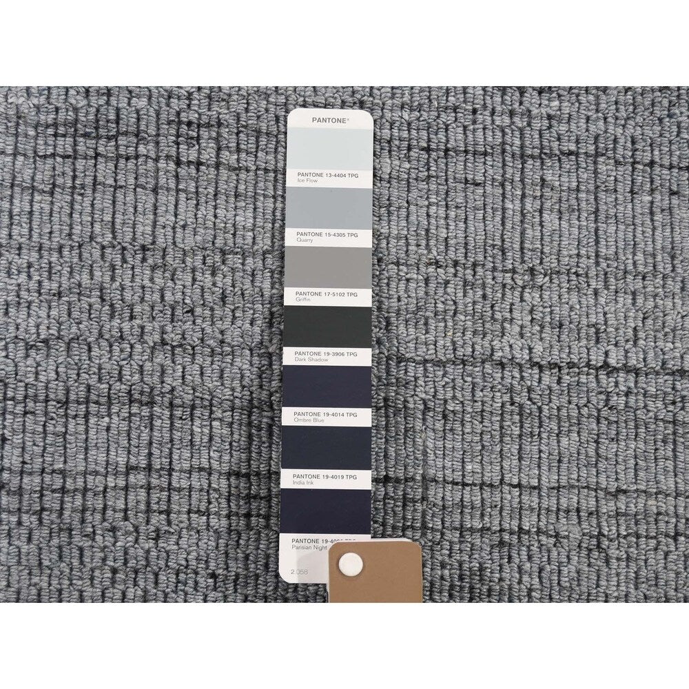 Shahbanu Rugs Pure Wool Grass Design Hand-Loomed Oriental Rug (9'0" x 12'0") - 9'0" x 12'0"