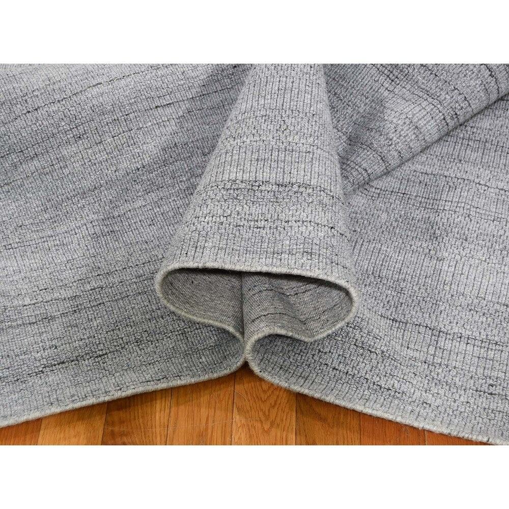 Shahbanu Rugs Pure Wool Grass Design Hand-Loomed Oriental Rug (9'0" x 12'0") - 9'0" x 12'0"