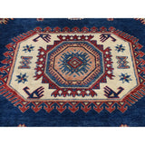 Shahbanu Rugs Pure Wool Hand-Knotted Special Kazak Oriental Rug (10'2" x 13'9") - 10'2" x 13'9"