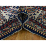 Shahbanu Rugs Pure Wool Hand-Knotted Special Kazak Oriental Rug (10'2" x 13'9") - 10'2" x 13'9"