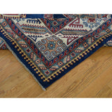 Shahbanu Rugs Pure Wool Hand-Knotted Special Kazak Oriental Rug (10'2" x 13'9") - 10'2" x 13'9"