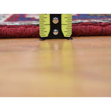 Shahbanu Rugs Red New Pure Wool Hand-knotted Runner Oriental Rug (2'3" x 6'0") - 2'3" x 6'0"