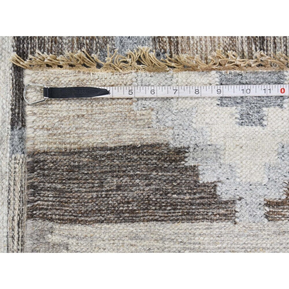 Shahbanu Rugs Reversible Flat Weave Anatolian Kilim Hand Woven Oriental Rug (5'3" x 7'0") - 5'3" x 7'0"