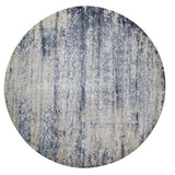 Shahbanu Rugs Round Broken Mosaic Design Wool And Silk Hand-Knotted Rug (10'0" x 10'0") - 10'0" x 10'0"