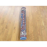 Shahbanu Rugs Super Kazak Pure Wool Geometric Design Hand-Knotted Oriental Rug (3'0" x 3'9") - 3'0" x 3'9"