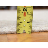 Shahbanu Rugs Tone on Tone Pure Wool Hand-Loomed Oriental Rug (6'0" x 9'0") - 6'0" x 9'0"