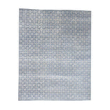 Shahbanu Rugs Tone on Tone Wool and Silk Hand Knotted Oriental Rug - 8'0" x 10'0"