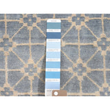 Shahbanu Rugs Tone on Tone Wool and Silk Hand Knotted Oriental Rug - 8'0" x 10'0"