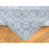 Shahbanu Rugs Tone on Tone Wool and Silk Hand Knotted Oriental Rug - 8'0" x 10'0"