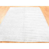 Shahbanu Rugs Tone on Tone Wool and Silk Hand-Loomed Oriental Rug (5'0" x 7'0") - 5'0" x 7'0"