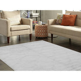 Shahbanu Rugs Tone on Tone Wool and Silk Hand-Loomed Oriental Rug (5'0" x 7'0") - 5'0" x 7'0"