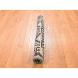 Shahbanu Rugs Undyed Natural Wool Afghan Kilim Reversible Hand Woven Oriental Rug (4'0" x 6'3") - 4'0" x 6'3"