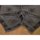 Shahbanu Rugs Vintage Afghan Baluch Natural Color Runner Hand-Knotted Pure Wool Rug (2'8" x 14'0") - 2'8" x 14'0"