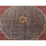 Shahbanu Rugs Vintage Look Mamluk Worn Wool Natural Colors Hand-Knotted Oriental Rug (6'0" x 8'10") - 6'0" x 8'10"