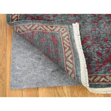 Shahbanu Rugs Vintage Look Mamluk Worn Wool Natural Colors Hand-Knotted Oriental Rug (6'0" x 8'10") - 6'0" x 8'10"