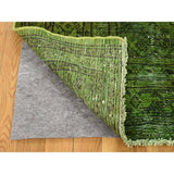 Shahbanu Rugs Vintage Overdyed Persian Bibikabad Hand-Knotted Oriental Rug - 7'0" x 9'6"