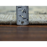 Shahbanu Rugs Vintage White Wash Tabriz Worn Wool Hand-Knotted Oriental Rug (9'5" x 10'8") - 9'5" x 10'8"