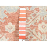 Shahbanu Rugs White Wash Oushak Pure Wool Hand Knotted Oriental Rug - 9'0" x 11'10"