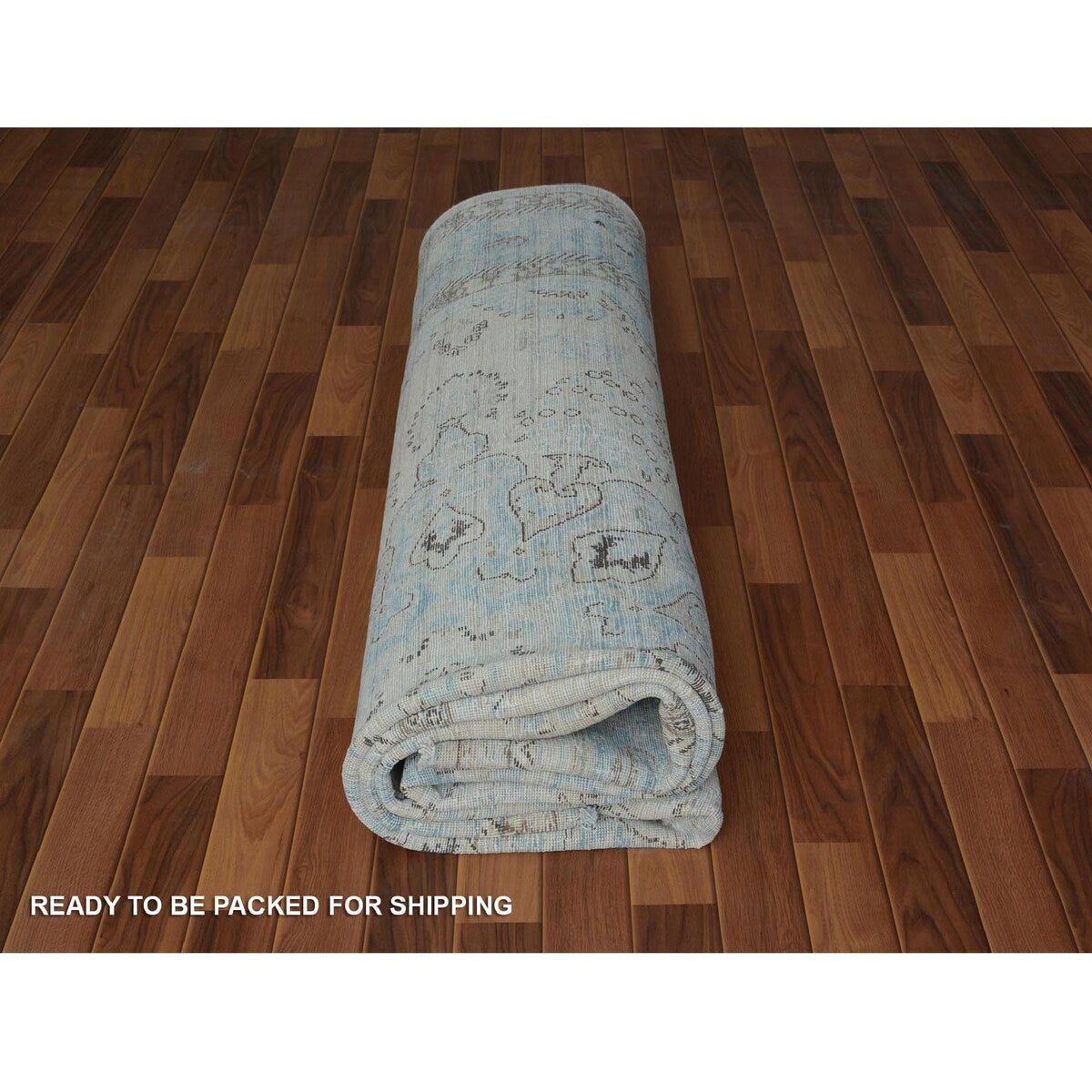 White Wash Vintage Worn Down Persian Tabriz Handmade Rug(9'6"x12'1") - 9'6" x 12'1" - 9'6" x 12'1"