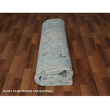 White Wash Vintage Worn Down Persian Tabriz Handmade Rug(9'6"x12'1") - 9'6" x 12'1" - 9'6" x 12'1"