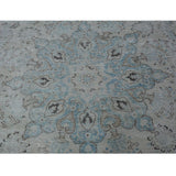 White Wash Vintage Worn Down Persian Tabriz Handmade Rug(9'6"x12'1") - 9'6" x 12'1" - 9'6" x 12'1"